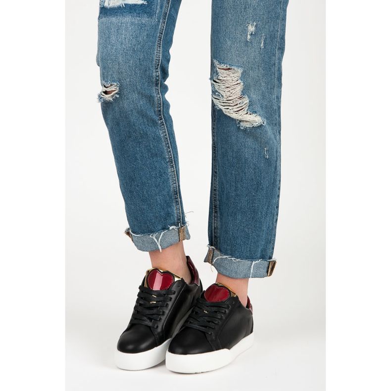 Vices Black Sweet Heart Sneakers 1 Vices Black Sweet Heart Sneakers 1