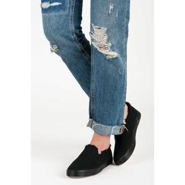 Seastar Black Slipons 1