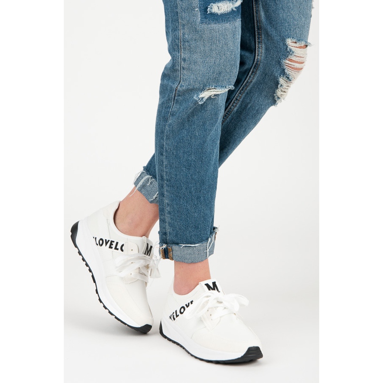 Seastar Love sports shoes white black 1