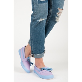 Seastar Purple slip-on sneakers blue violet 1