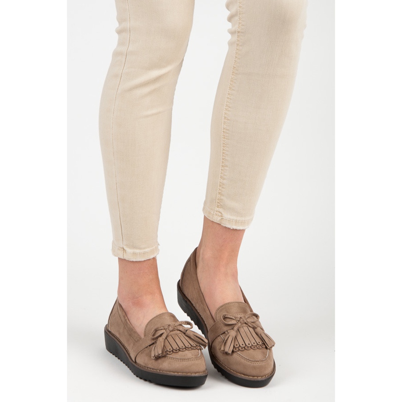 Seastar Loafers with fringes brown 2