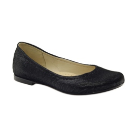Gregors 686 women's ballerinas black grey 1