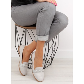 Gray Women's gray loafers H8-110 Gray grey 2