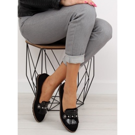 Black Women's black loafers DM30P Black 2