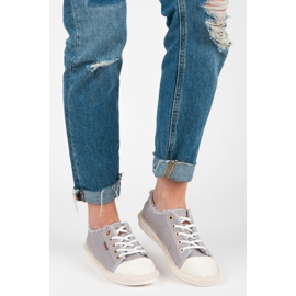 Seastar Lace-up sneakers, espadrilles grey 2
