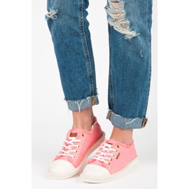 Seastar Lace-up sneakers, espadrilles pink 2