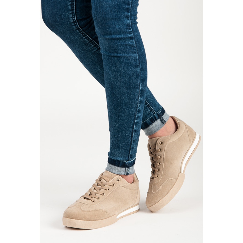 Suede sports shoes vices brown 2