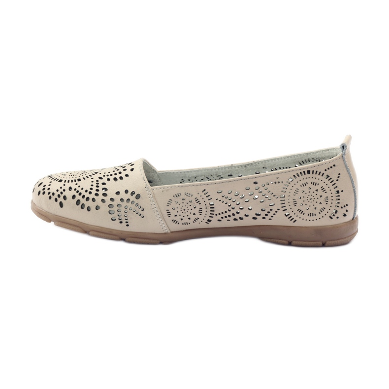 Filippo Lords openwork ballerinas F 080 beige 2