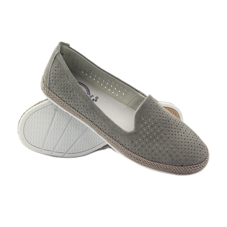 Filippo Gray Lords ballerinas F 081 espadrilles grey 3