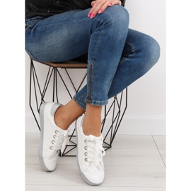 White women's sneakers AK03P White 2