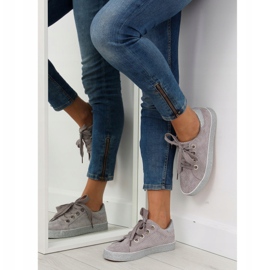 Gray Women's gray sneakers AK03P Gray grey 1