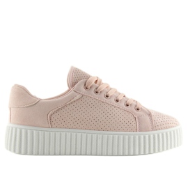 AX02 Pink creepersy pink sneakers 2