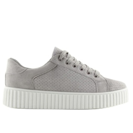 Gray AX02 gray creepersy sneakers grey 2