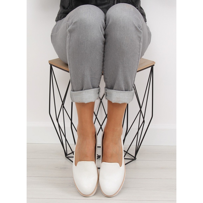 White lordsy loafers T309P White 2