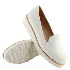 White lordsy loafers T309P White 6