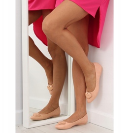 Women's sweet lips beige ballerinas FM217-6 Nude 2