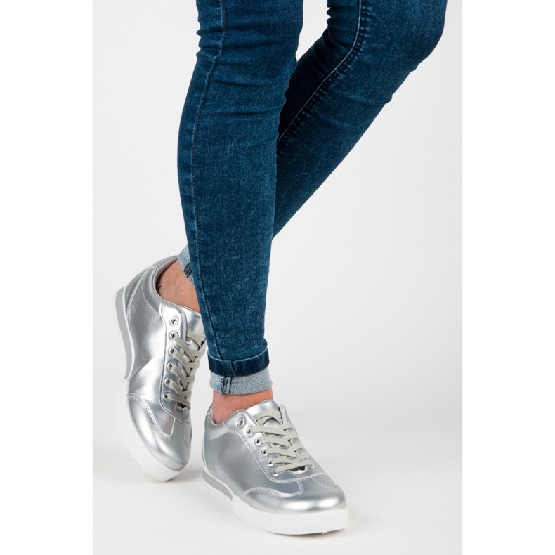 Vices Silver Sport Shoes grey 2