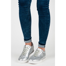 Vices Silver Sport Shoes grey 1