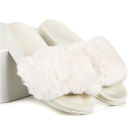 Bona Women's slippers with fur brown 1