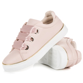American Club Ribbon Sneakers pink 1