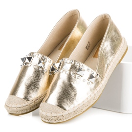 Seastar Espadrilles with rhinestones yellow 1