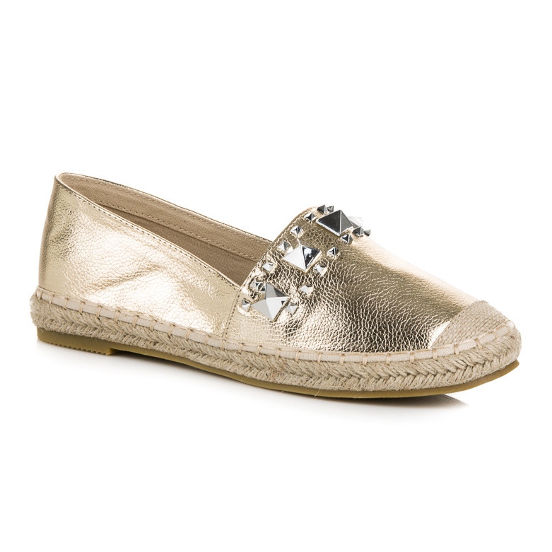 Seastar Espadrilles with rhinestones yellow 2