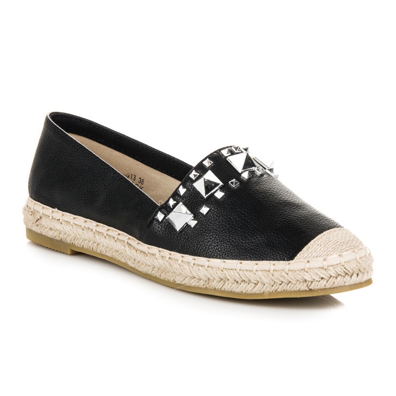 Seastar Espadrilles with rhinestones black 1