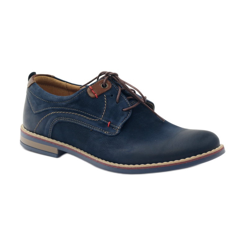 Causal shoes Riko 842 navy blue brown 1 Causal shoes Riko 842 navy blue brown 1