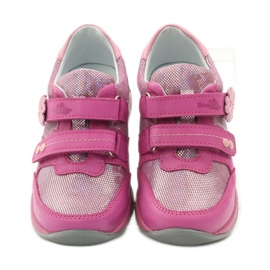 Girls' shoes with a flower Ren But 3265 pink grey 4 Girls' shoes with a flower Ren But 3265 pink grey 4