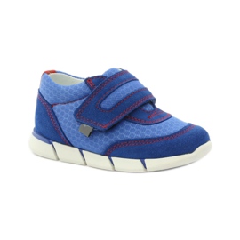 Sport shoes sneakers with Velcro Bartek 31949 blue 1