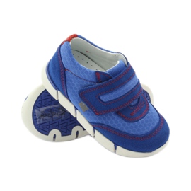 Sport shoes sneakers with Velcro Bartek 31949 blue 3