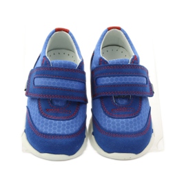 Sport shoes sneakers with Velcro Bartek 31949 blue 4