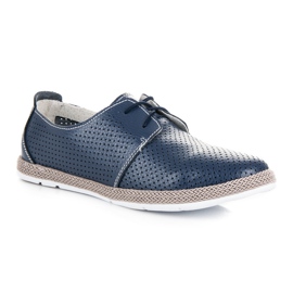 Openwork shoes for the VINCEZA binding blue 1