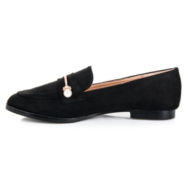 Seastar Loafers with pearls black 1