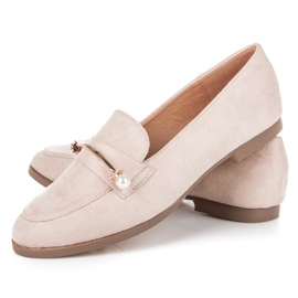 Seastar Loafers With Pearls beige 2