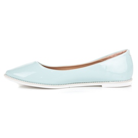 Lacquered ballerinas vices blue 1