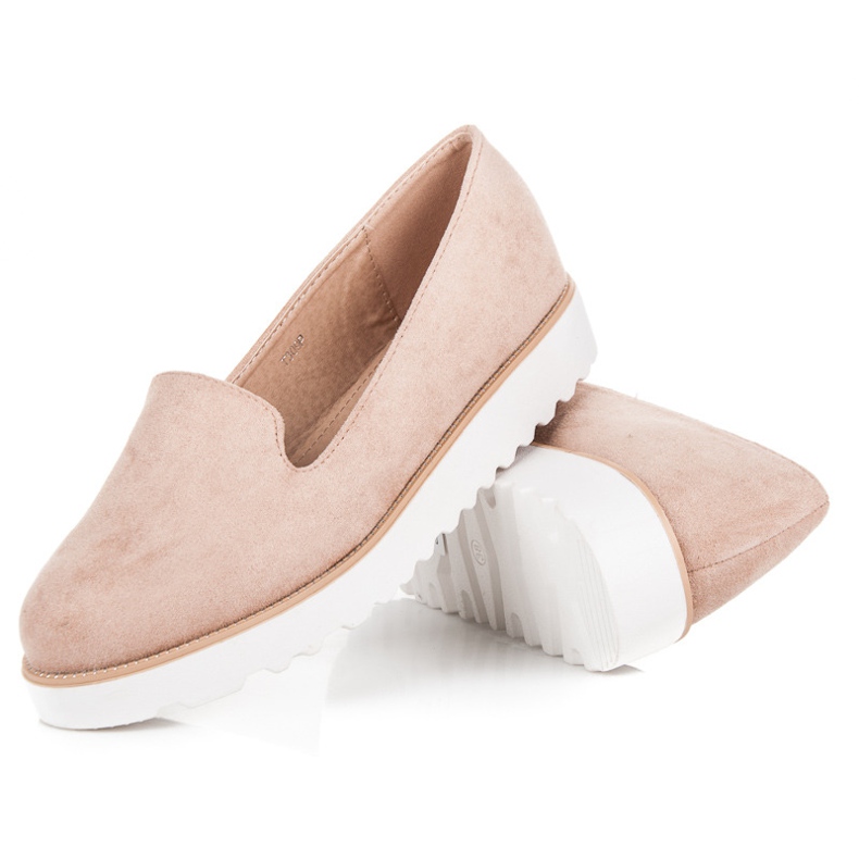 Seastar Slip-on platform shoes pink 2