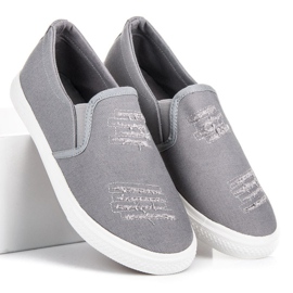 Seastar Gray Slip On Sneakers grey 1