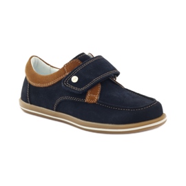 Bartek Boys' casual shoes 35599 navy blue brown 1