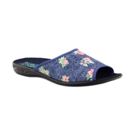 Women's Adanex pink denim slippers blue green red 1 Women's Adanex pink denim slippers blue green red 1