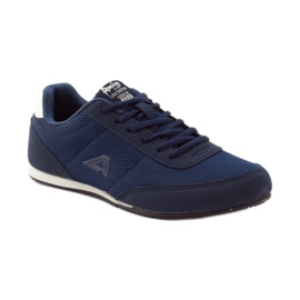 American Club American 7066 navy blue jogging shoes white 1