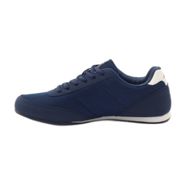 American Club American 7066 navy blue jogging shoes white 2