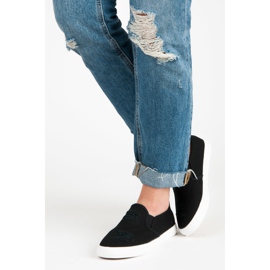 Seastar Black slip on sneakers 2
