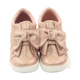 American Club American 17386 pink sneakers yellow 4 American Club American 17386 pink sneakers yellow 4