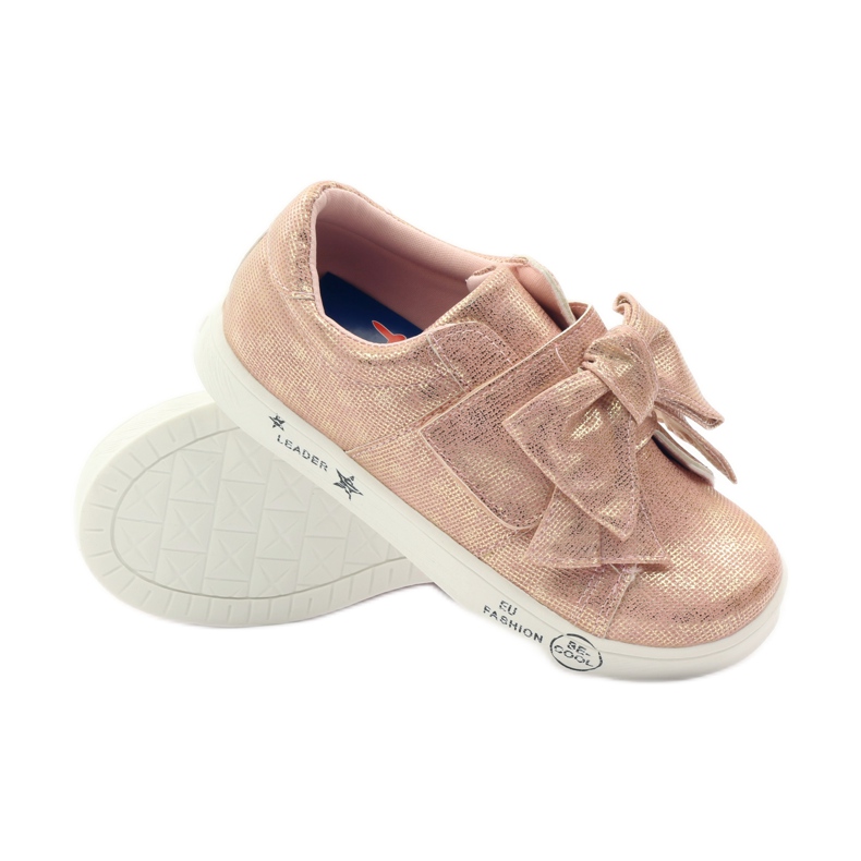 American Club American 17386 pink sneakers yellow 3
