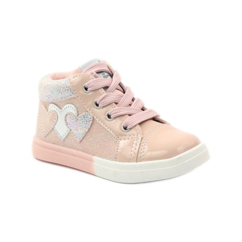 American Club Sporty girls' American hearts pink grey 1