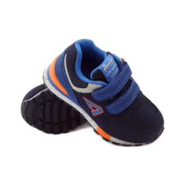 American Club American 15110 sneakers navy blue orange 3