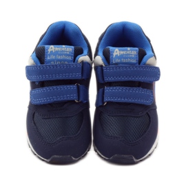 American Club American 15110 sneakers navy blue orange 4