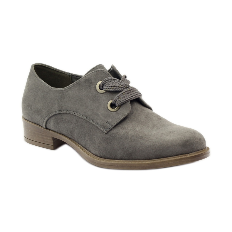 Women's suede shoes Sergio Leone 303 grey 1