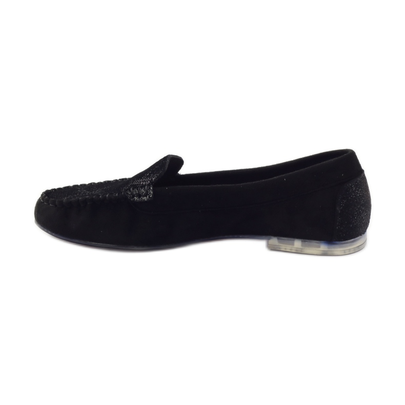 Sergio Leone 721 suede loafers black grey 2